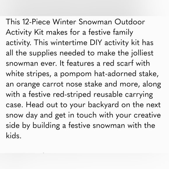 Hearth and hand build a snowman set - Picture 5 of 8